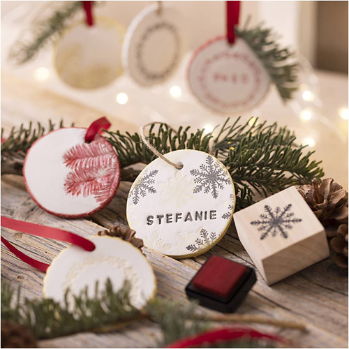 Creativ Company Bastelset Weihnachtsdekorationen Selbsthärtender Ton DIY