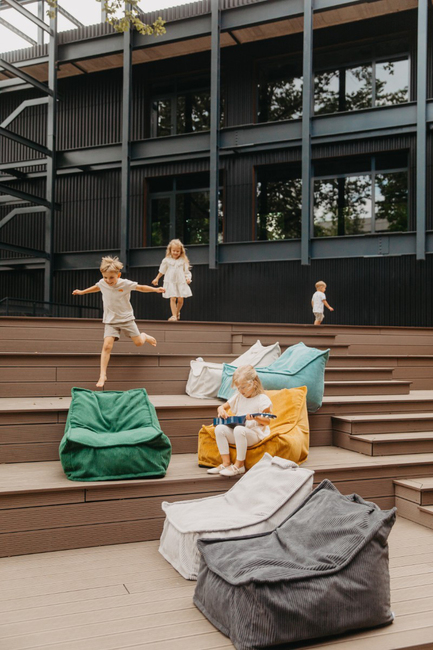 Yappy Kids Yappyhug Sitzsack, Aqua Blue