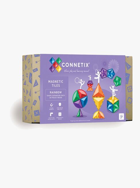 Connetix Magnetische Bauteile Rainbow Shape Erweiterungsset 36 Teile