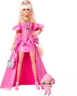 Barbie Extra Fancy Puppe Pink Plastic