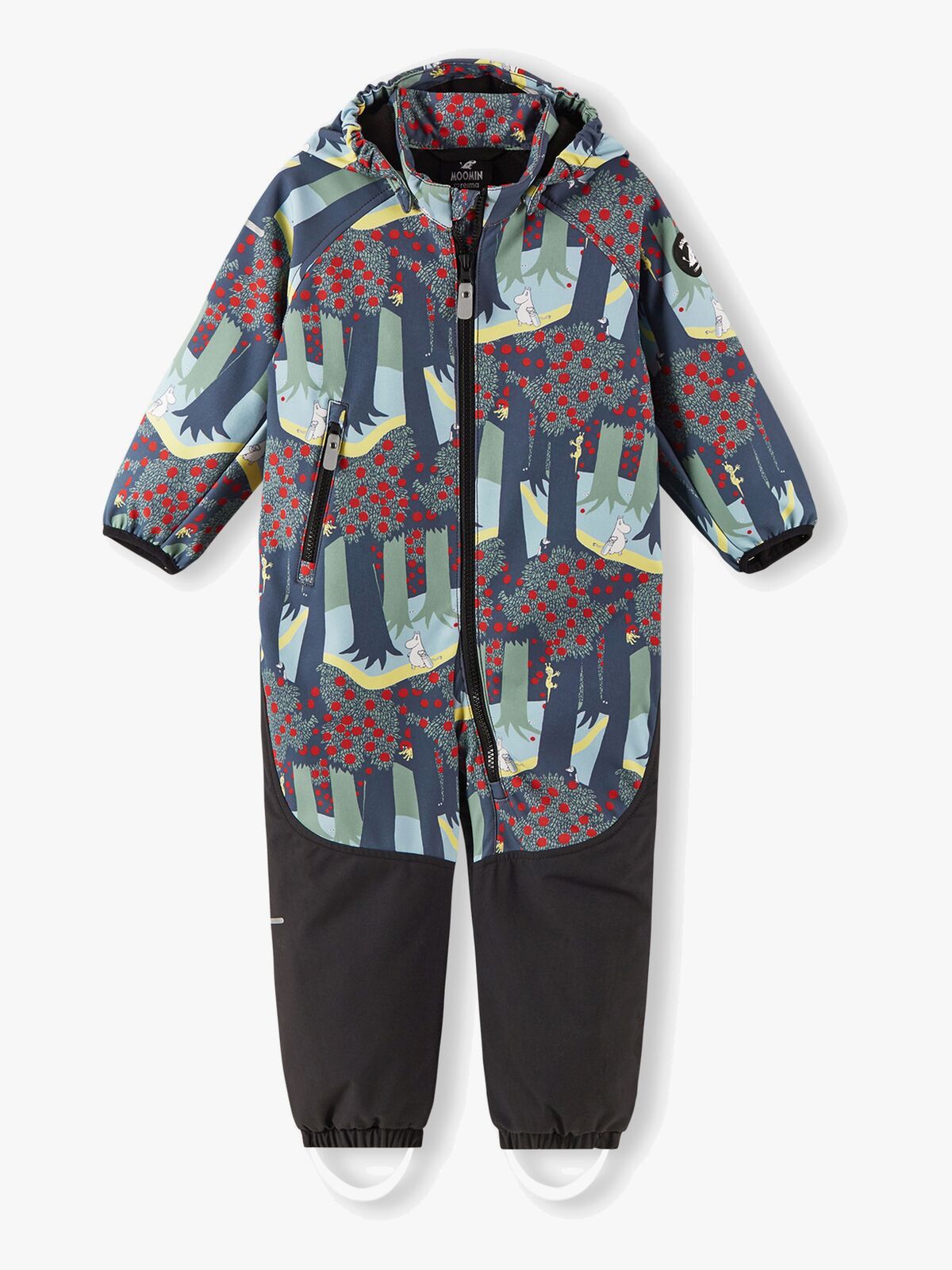 Reima Moomin Mjosa Softshelloverall, Soft Black