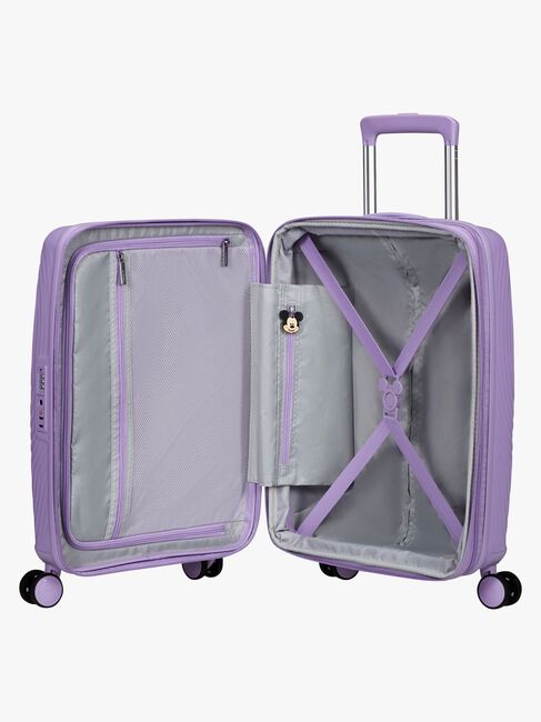 American Tourister Mickey Magic Spinner Koffer 37-44L, Soft Lilac