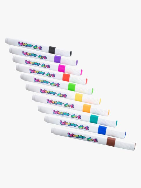 Water Art Wasserbasierte Filzstifte mit Aufklebern, 10 Stück