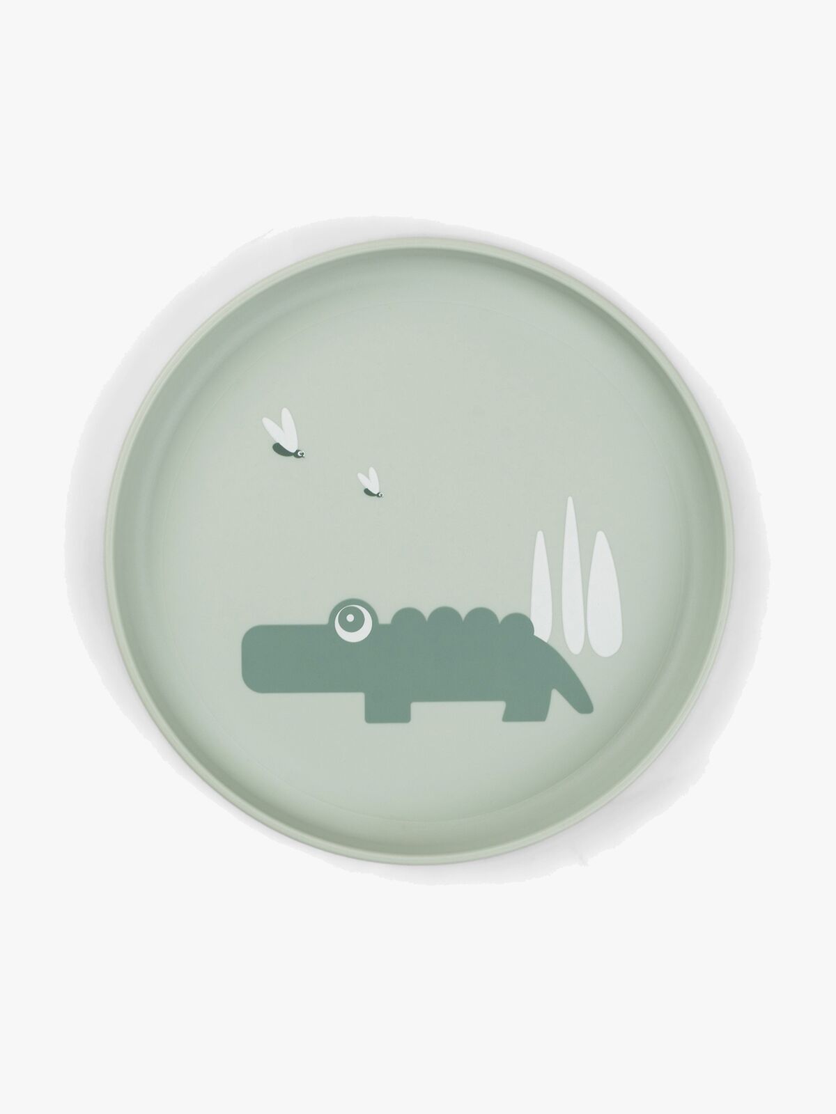 Done By Deer Foodie Teller Croco, Grün