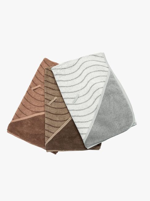Leander Handtuch mit Kapuze, Woodland Cool Grey