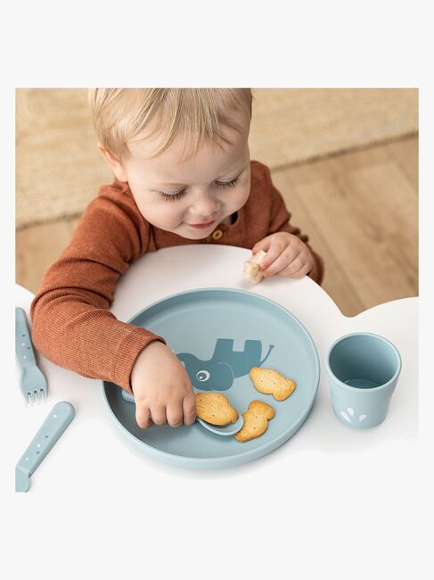 Done By Deer Foodie Teller Elphee, Blau