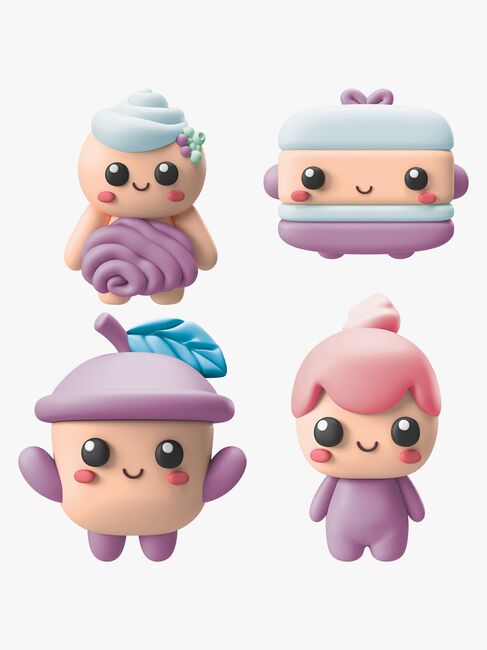 Just Dough Modelliermasse Figur 57 g, 6er-Pack