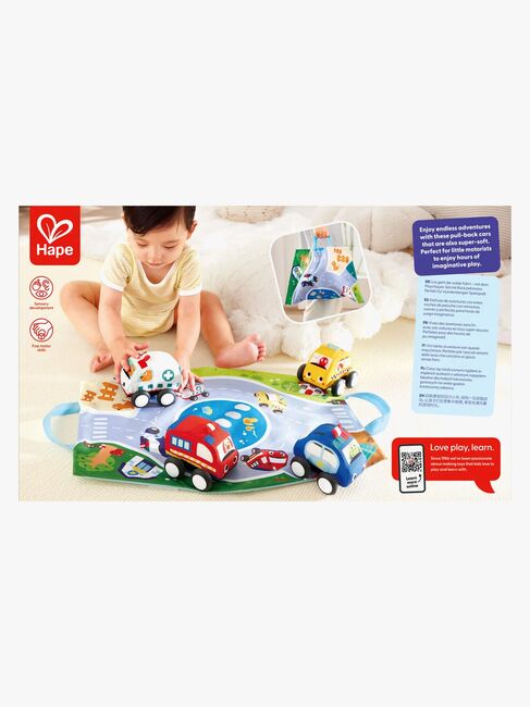 Hape Pull-Back Weiches Autoset