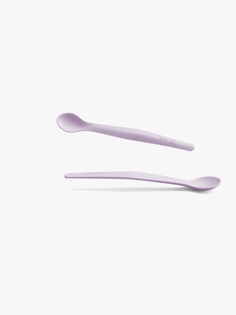 Everyday Baby Löffel Silikon 2er-Pack, Lavendelfarben