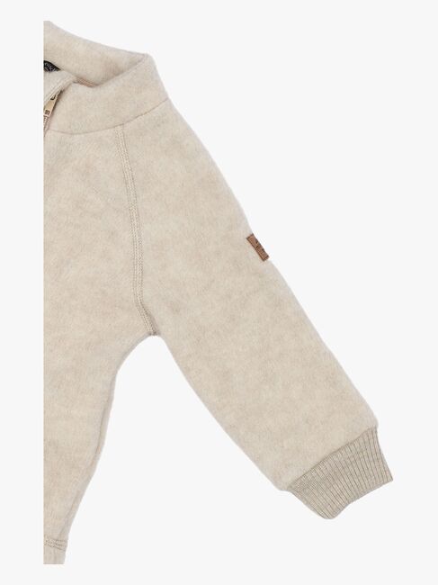 Mikk-Line Wollfilz-Jacke Kind, Melange Offwhite