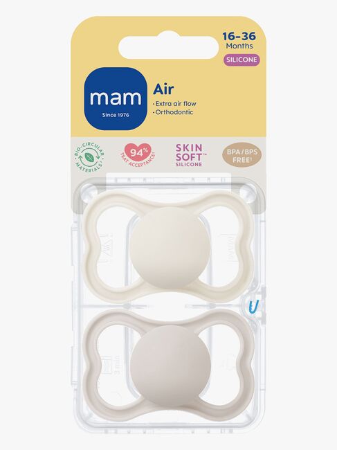 MAM Air Silikon Schnuller 16-36m, Neutral