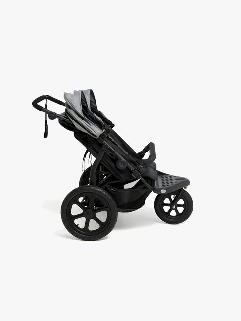 Beemoo Activity Twin Geschwisterwagen, Black/Dark Grey