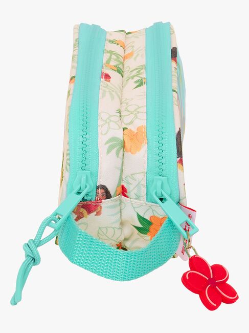 Disney Vaiana Doppel-Federmäppchen, Beige/Türkis