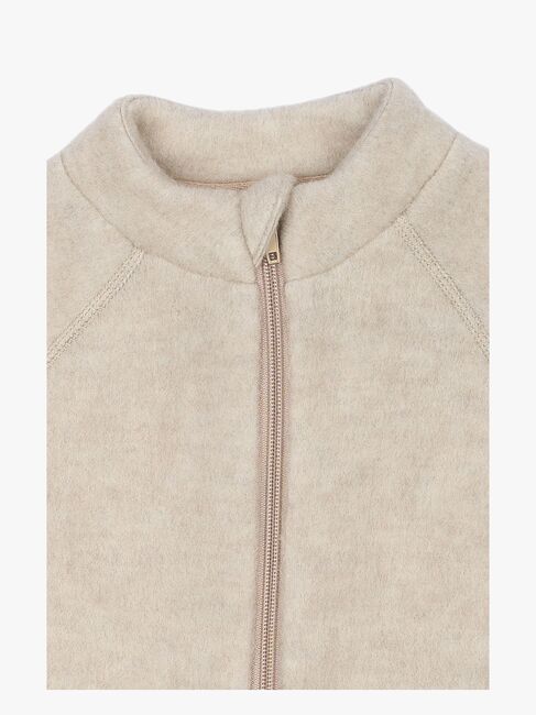 Mikk-Line Wollfilz-Jacke Kind, Melange Offwhite