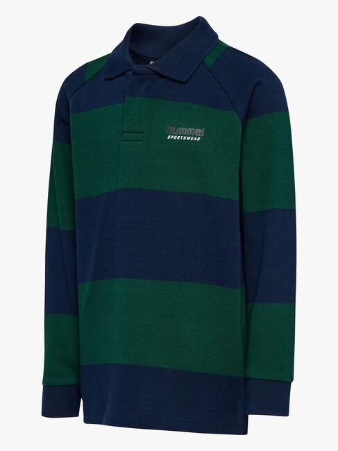 Hummel Loose Poloshirt, Dress Blues