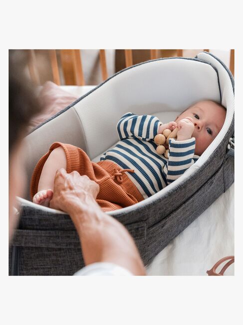 Doomoo Babynest/Babytragetasche 3-in-1, Grau