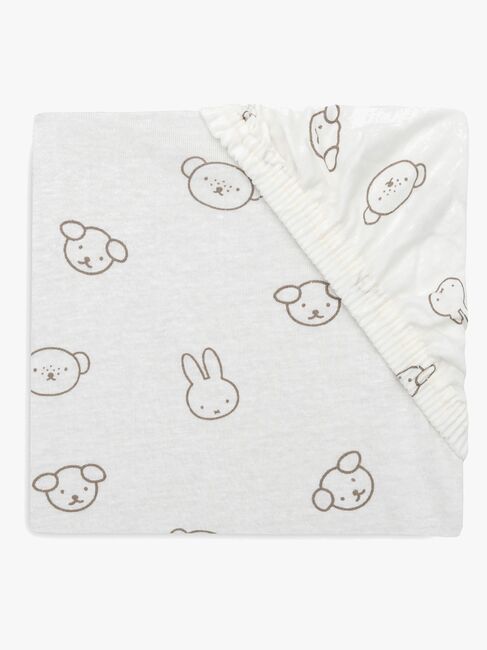 Jollein Spannbettlaken 40x80, Miffy and Friends