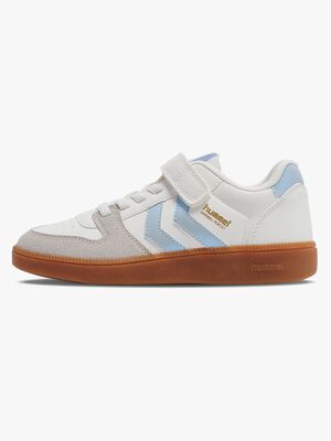 Hummel Handball Perfect SP Jr Sneaker, White/Metallic Blue