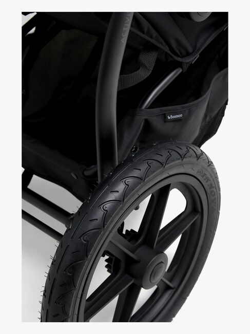 Beemoo Activity Twin Geschwisterwagen, Black/Dark Grey