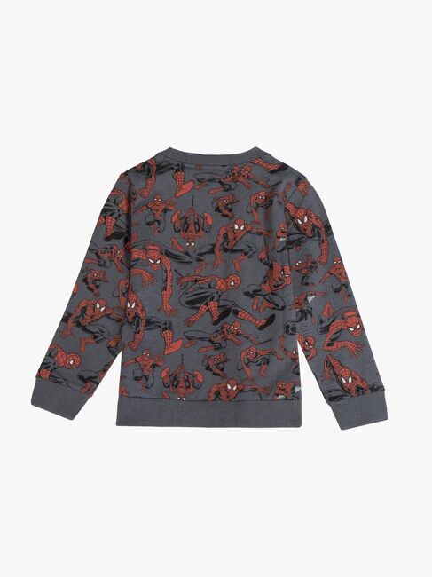 Marvel Spider-Man Pullover, Grau/Rot
