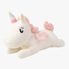 Teddykompaniet Plüschspielzeug Liegendes Einhorn 52 cm, Weiß