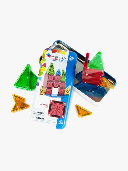 MAGNA-TILES MicroMAGS Travel Metalldose