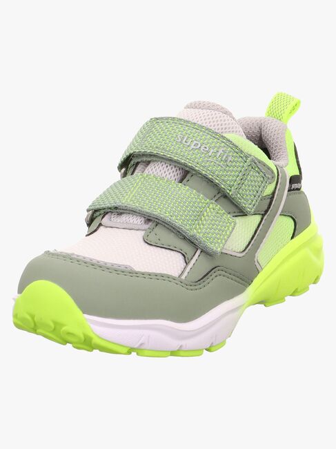 Superfit Sport5 WP Sneaker, Hellgrün/Gelb