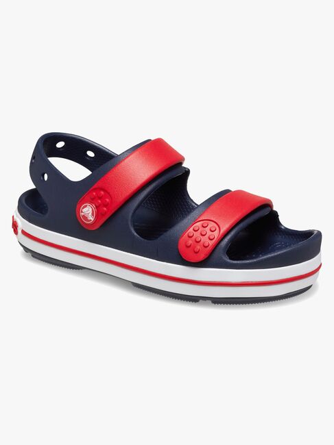 Crocs Crocband Cruiser Kids Sandalen, Navy/Varsity Red