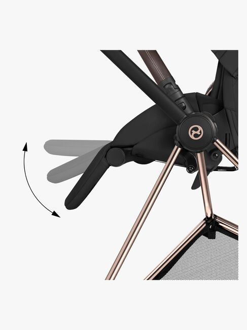 Cybex MIOS Comfort Kombikinderwagen, Matt Black/Sepia Black