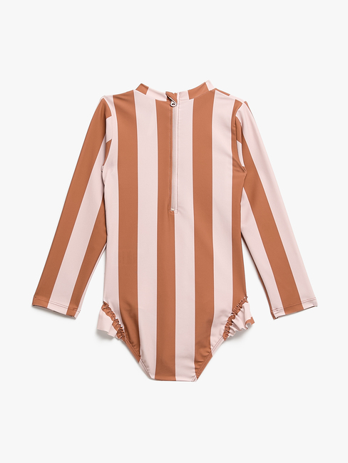 Nordbjörn Sandsjön UV-Badeanzug, Rosa Gestreift