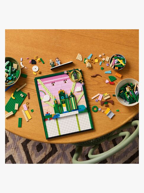 LEGO Wicked 75685 Emerald City Wandkunst