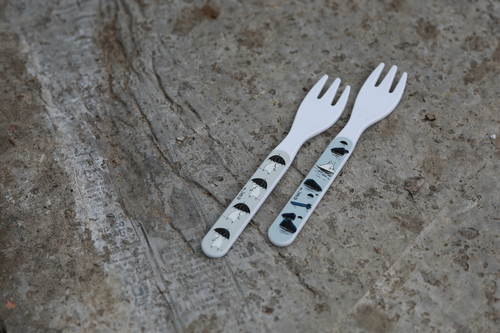 Mumin Inselchen & Schären Löffel und Gabel