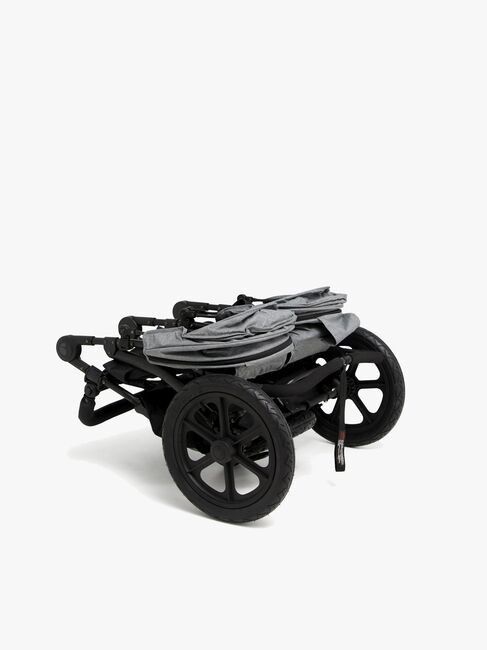 Beemoo Activity Twin Geschwisterwagen, Black/Dark Grey