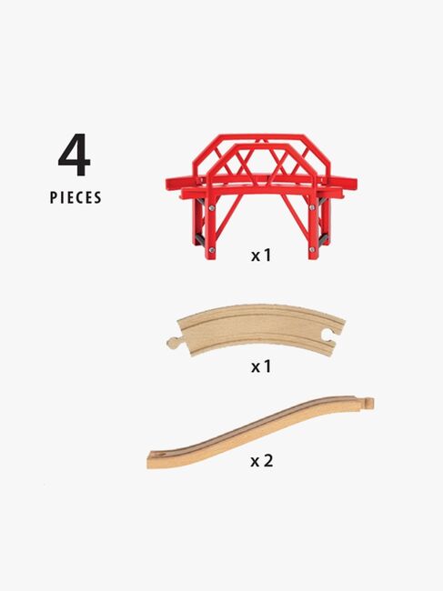 BRIO World 33699 Bahnbrücke mit Auffahrten