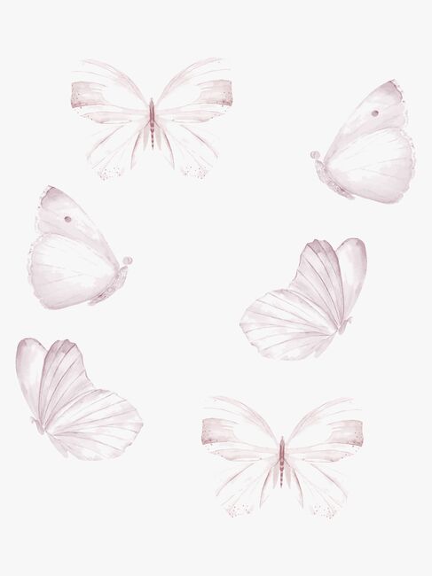 That's Mine Wallsticker Butterfly 6er-Pack, White