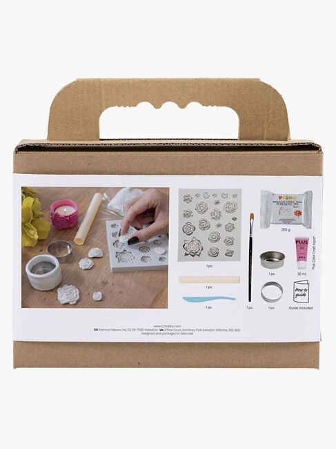 Creativ Company DIY-Set Modelliermasse Teelichthalter Mini
