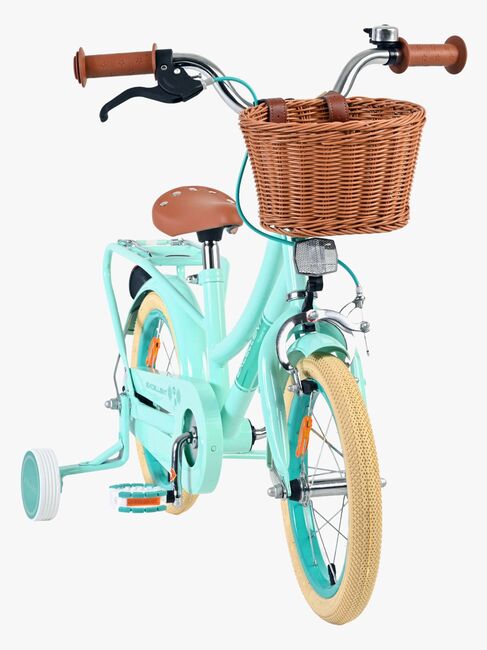 Volare Excellent Fahrrad mit Korb 14 Zoll, Grün