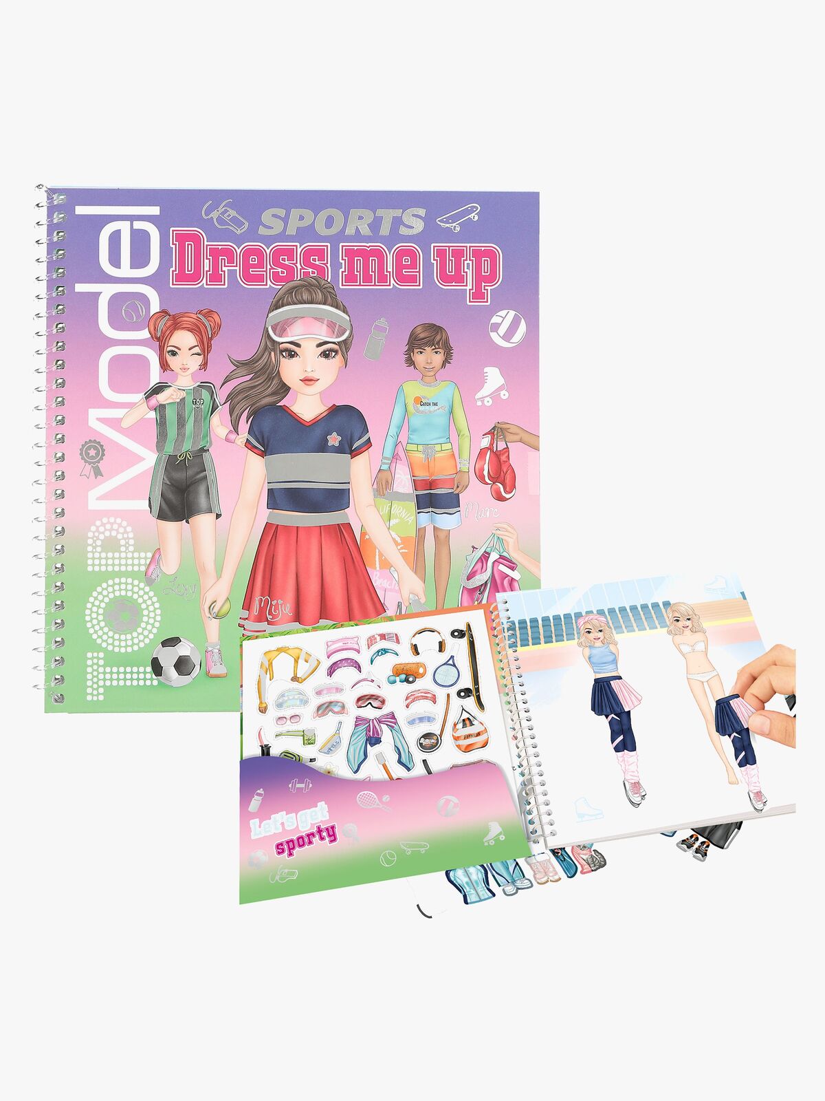 TOPModel Dress Me Up Stickerbuch Sport