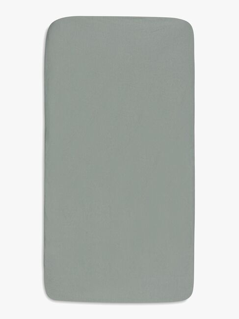 Jollein Spannbettlaken 2er-Pack 70x140, Sea Green/Ivory