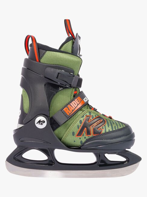 K2 Raider Ice Schlittschuhe, Grün/Orange