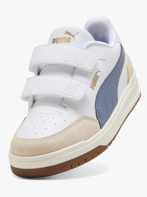 Puma Shuffle Downtown Lo OG V PS Sneaker, Sky/Gold