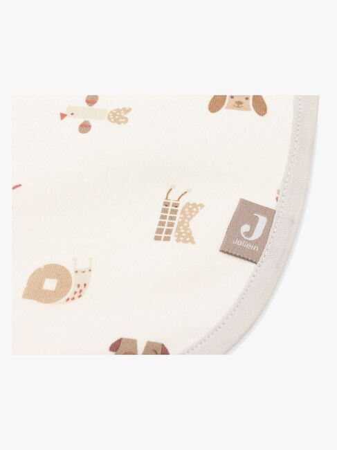 Jollein Bandana Halstuch Wasserdicht 5er-Pack, Animal Friends