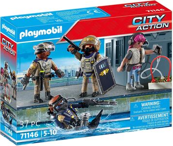 Playmobil 71146 City Action Baukasten SWAT-Figurenset