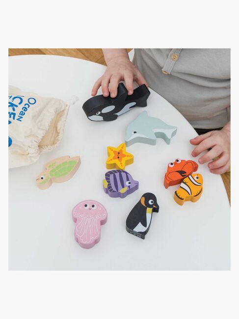 Le Toy Van Stapelklötze Meerestier & Beutel