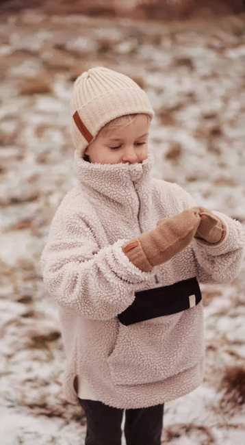 BabyMocs Gestrickte Fäustlinge, Caramel