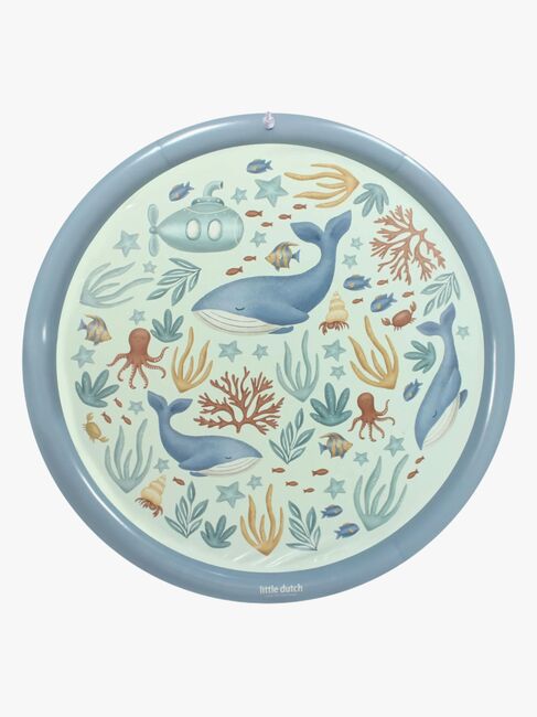 Little Dutch Ocean World Sprinklermatte, Blue