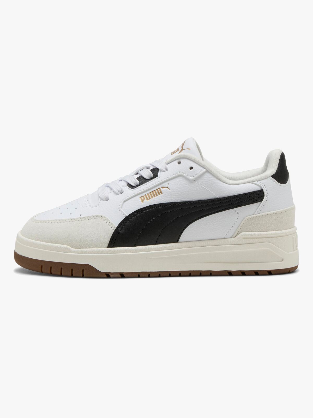 Puma Shuffle Downtown Lo OG Jr Sneaker, White/Black