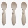 nuuroo Ella Löffel Silikon 3er-Pack, Cobblestone