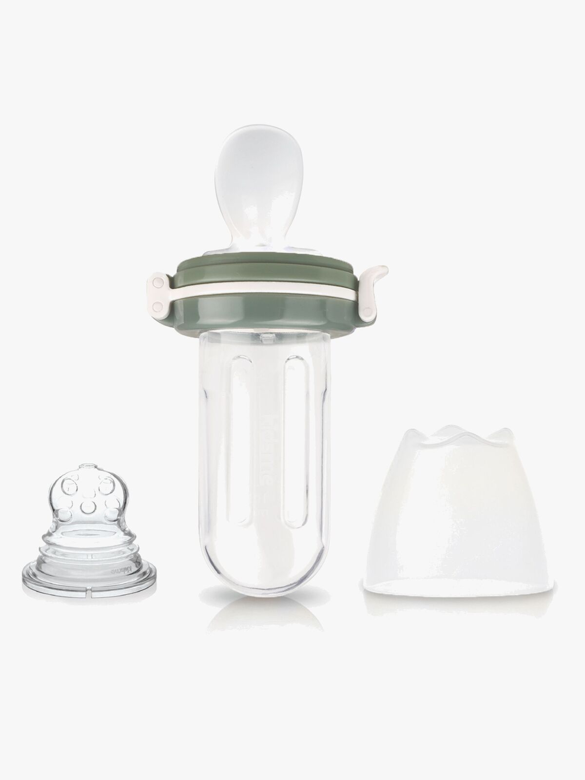 Kidsme Food Squeezer Mit Löffel, Grey