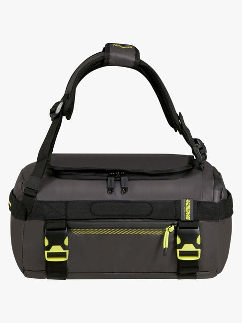 American Tourister Urban Track Duffle Rucksack 31L, Black/Lime